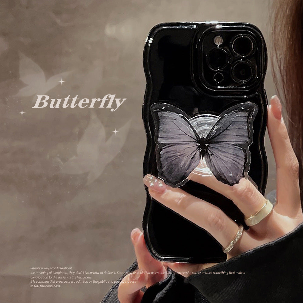 Black butterfly bracket